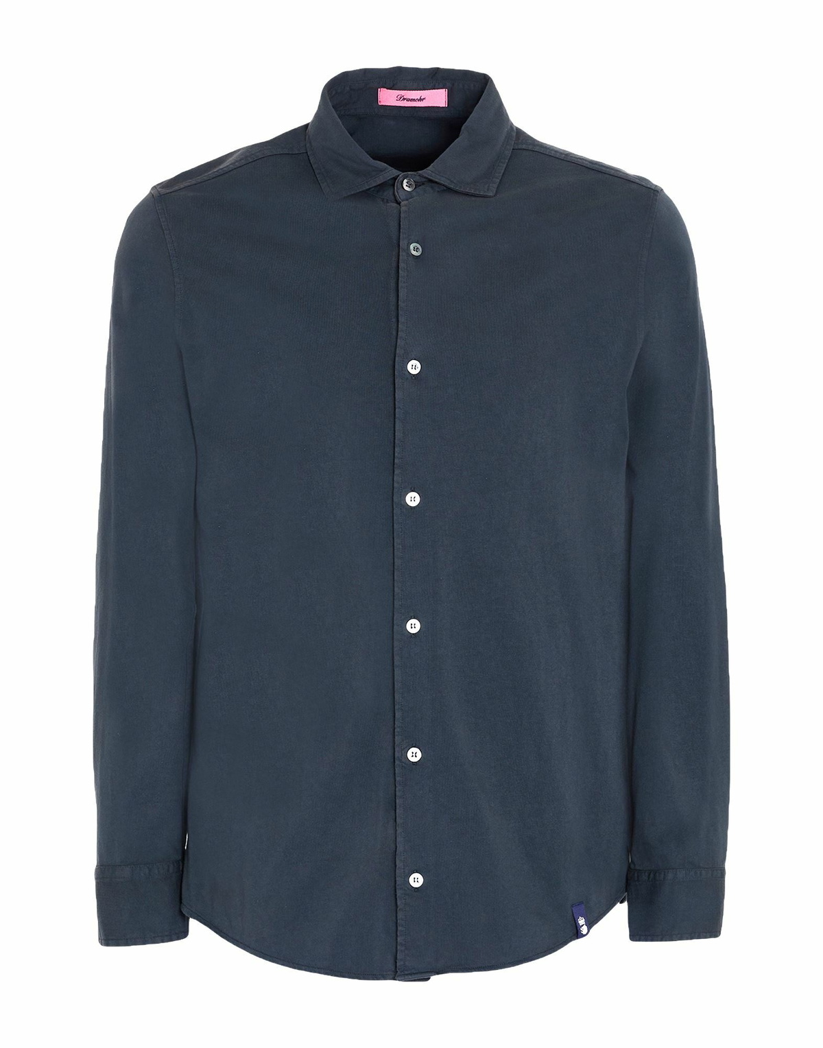 Drumohr Mens Shirt in Midnight blue
