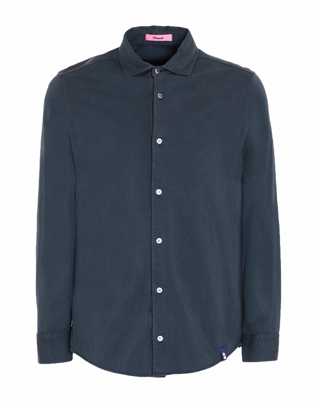 Photo: Drumohr Mens Shirt in Midnight blue