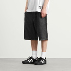 Neighborhood Men's Denim Painter Shorts in Black