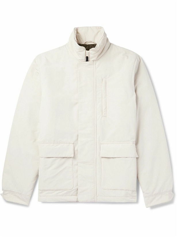 Photo: Aspesi - Padded Cotton-Blend Field Jacket - White