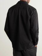 Mr P. - Herringbone Cotton-Twill Shirt - Black