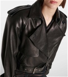 Khaite Hammond leather biker jacket
