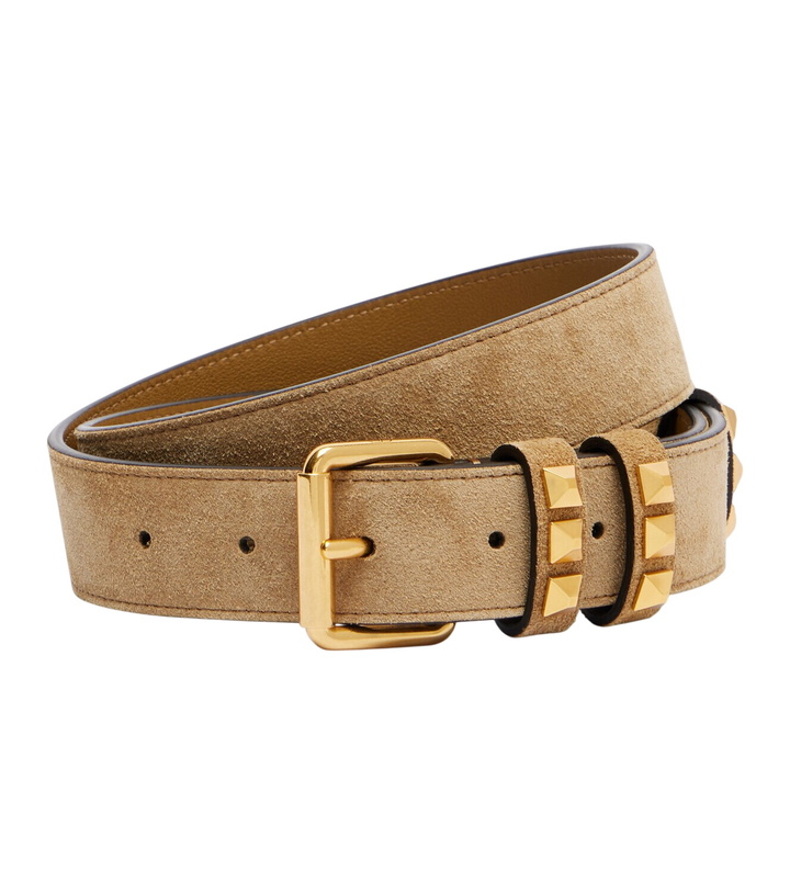 Photo: Valentino Garavani Rockstud suede belt