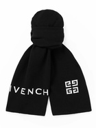 Givenchy - Logo-Embroidered Wool and Cashmere-Blend Scarf