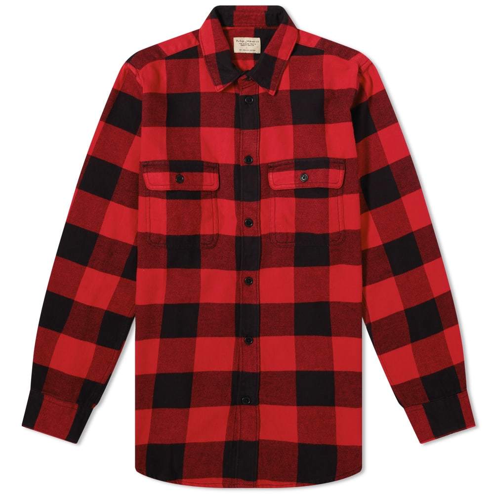 Nudie Gabriel Buffalo Check Overshirt Nudie Jeans Co