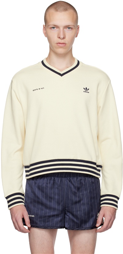 Photo: Sporty & Rich Off-White adidas Originals Edition Sweater