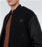 Dolce&Gabbana Logo wool-blend bomber jacket