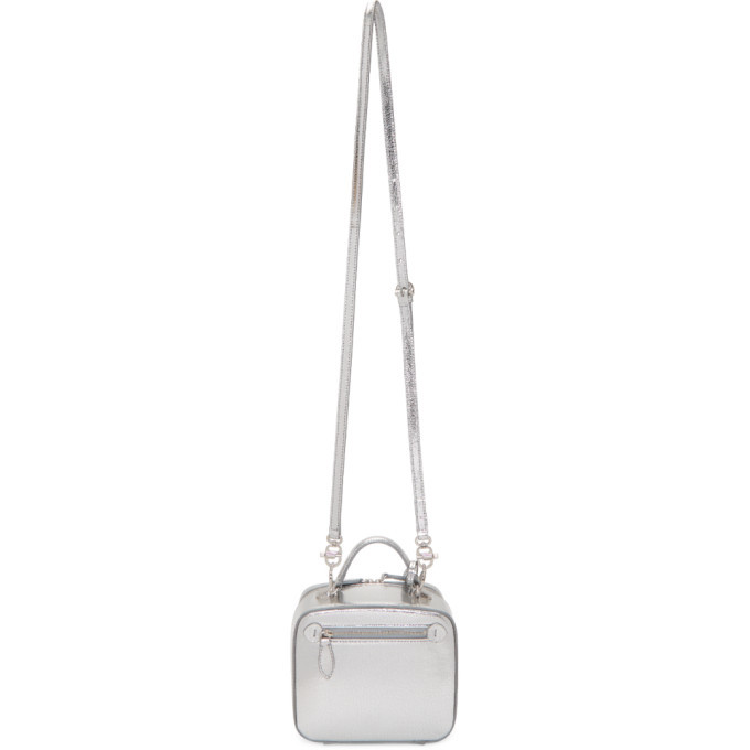 Mark Cross Silver Baby Laura Bag