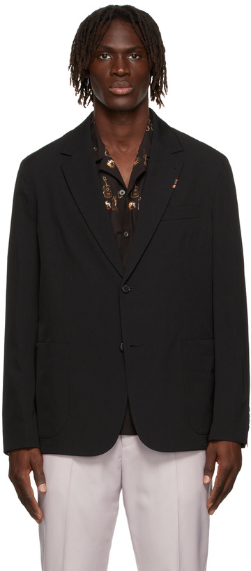 Photo: Paul Smith Navy Wool Tailored Blazer