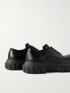 Rick Owens - Bozo Tractor Leather Oxford Shoes - Black
