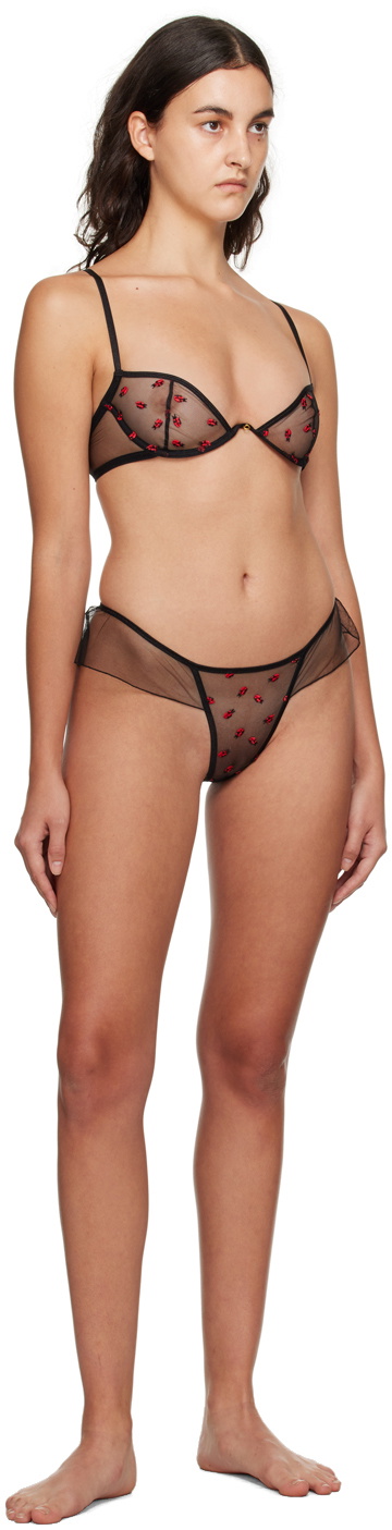 Le Petit Trou Black Coccinelle Underwire Bra