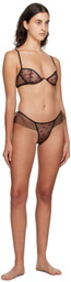 Le Petit Trou Black Coccinelle Underwire Bra
