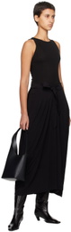 BITE Black Self-Tie Maxi Skirt