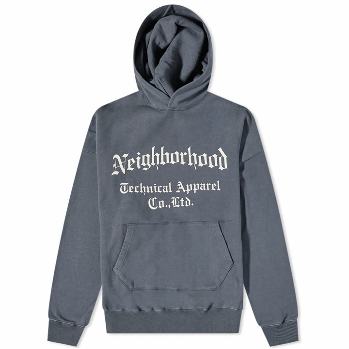 Photo: Neighborhood Men's Sulfur Dye Popover Hoody in Black