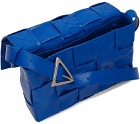 Bottega Veneta Blue Paper Cassette Bag