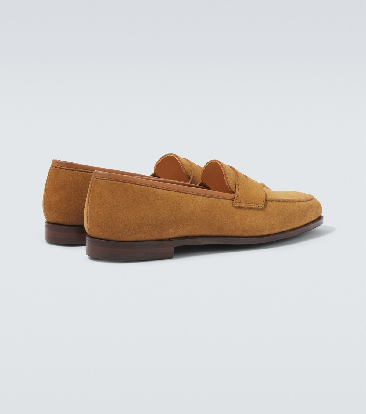 George Cleverley Bradley II suede loafers