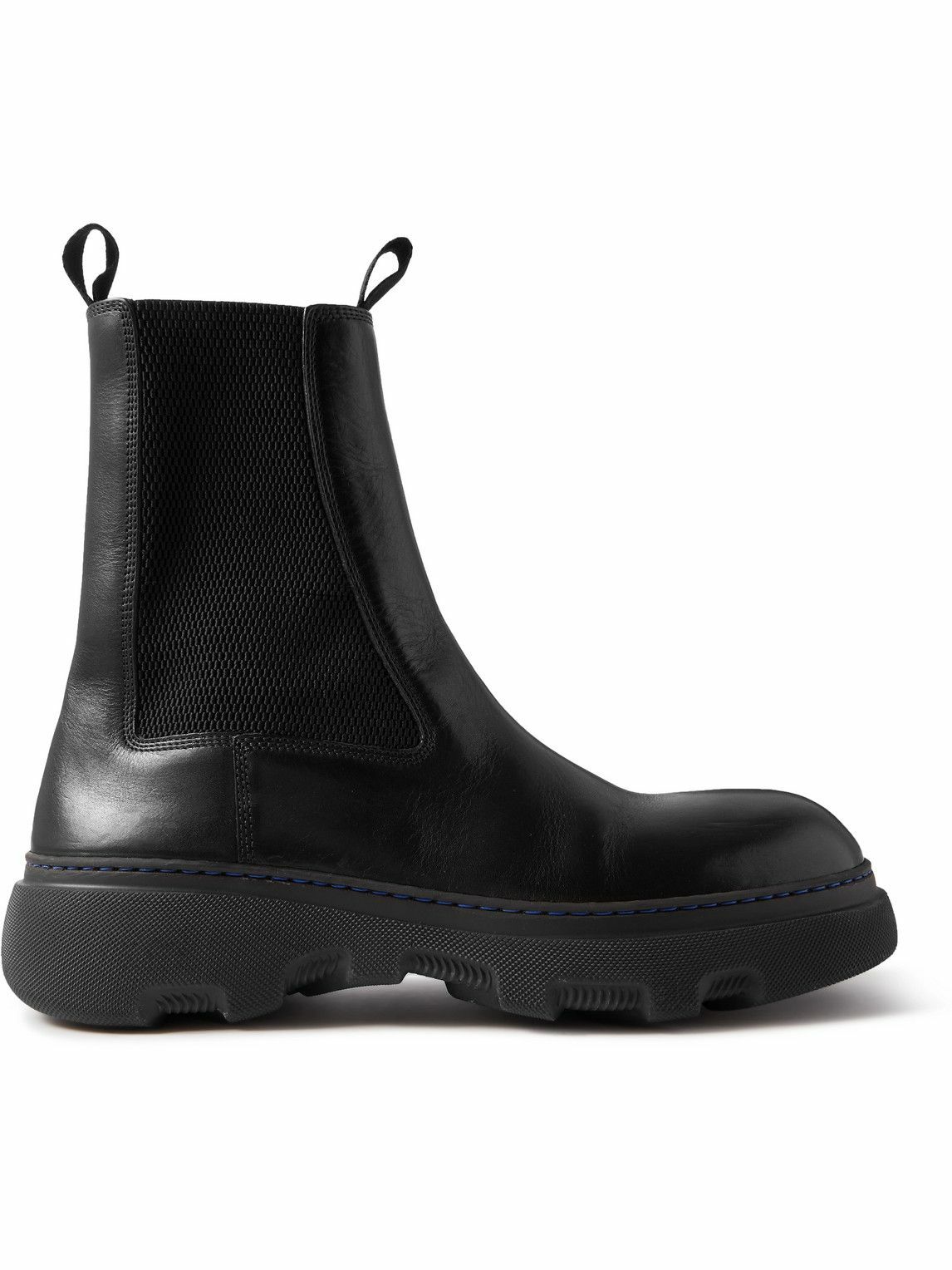 Burberry - Leather Chelsea Boots - Black Burberry