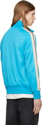 Palm Angels Blue Classic Logo Track Jacket