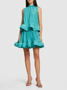 LANVIN - Ruffled Charmeuse Mini Skirt