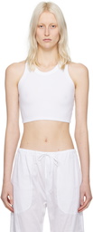 LESET White Kelly Tank Top