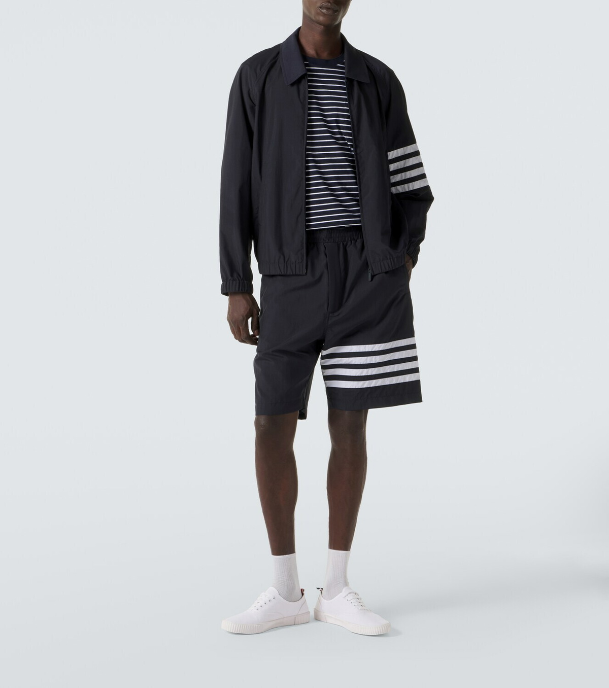 Thom Browne 4-Bar ripstop shorts