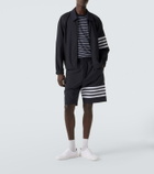 Thom Browne 4-Bar ripstop shorts