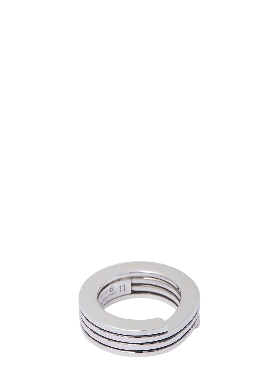 Bottega Veneta Green & Gold Seal Ring Bottega Veneta