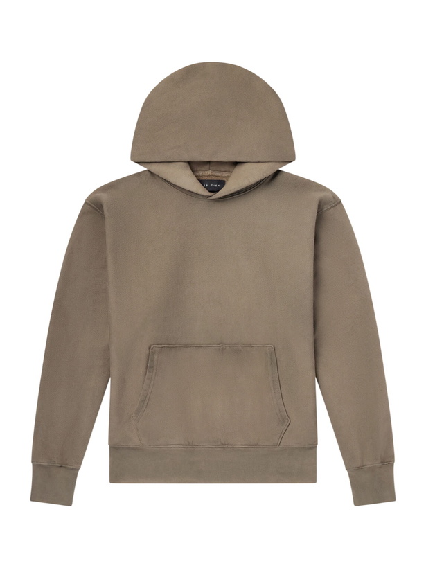 Photo: Les Tien - Cotton-Jersey Hoodie - Green