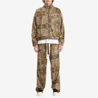 Cole Buxton Men's Piped Track Jacket in Leopard