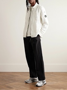 C.P. Company - Logo-Appliquéd Cotton and Linen-Blend Twill Jacket - Neutrals