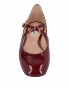 Bally Womens Ballet flats Burgundy