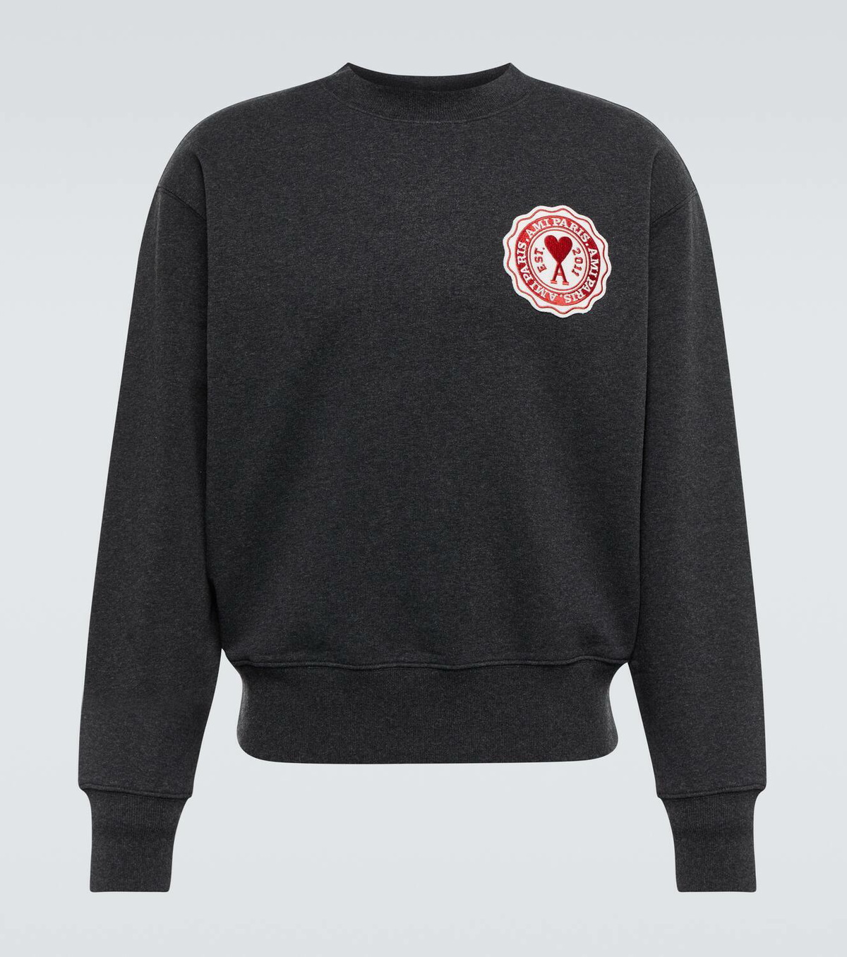 Ami Paris Logo cotton jersey sweatshirt AMI