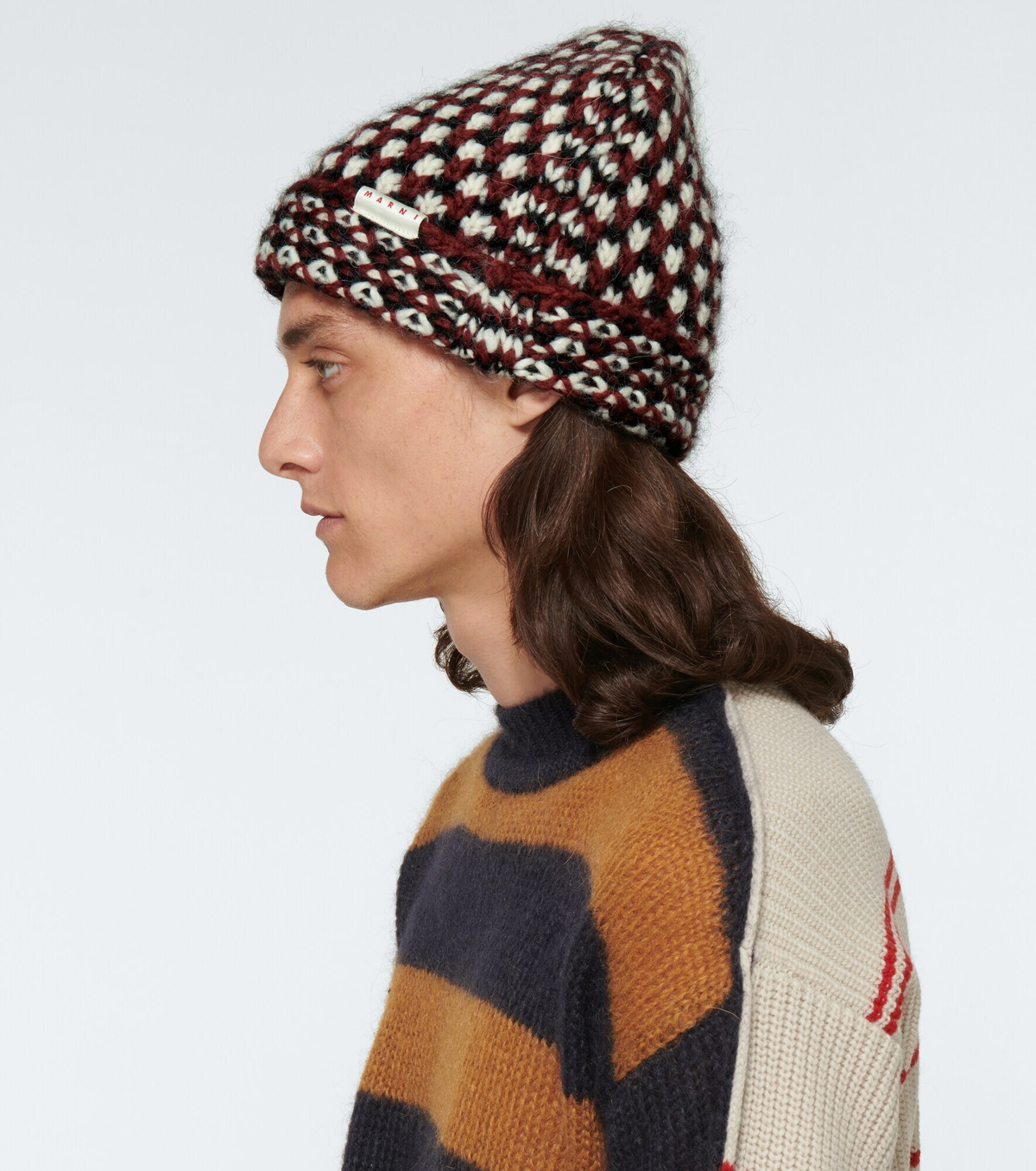 Marni Woolblend crochet hat Marni