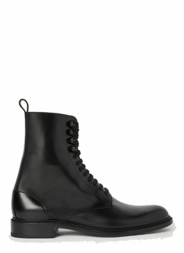 Photo: Saint Laurent - Vaughn Boots in Black