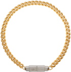 IN GOLD WE TRUST PARIS Gold & Silver USB Necklace