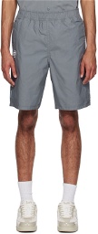 AAPE by A Bathing Ape Gray Camouflage Reversible Shorts