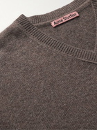 Acne Studios - Wool and Cashmere-Blend Sweater - Brown