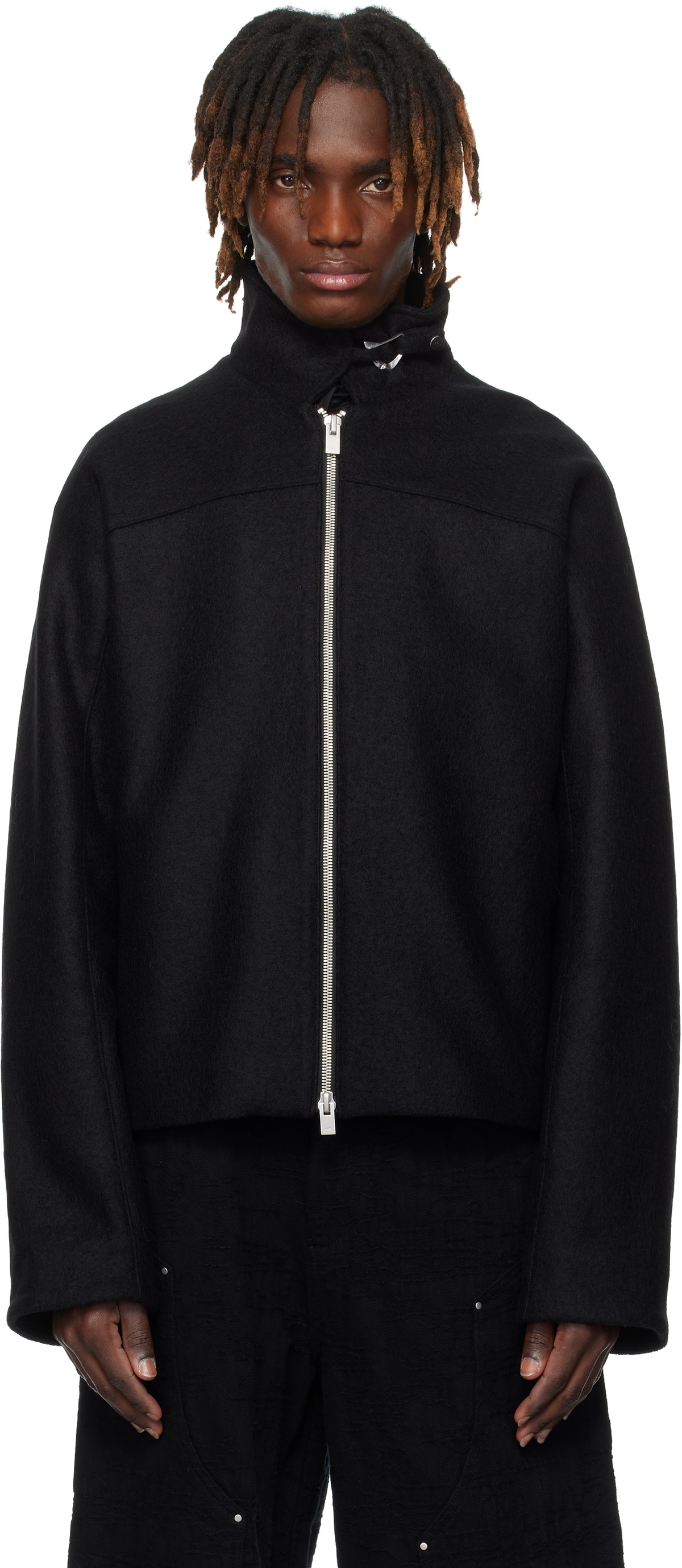 HELIOT EMIL Black Igneous Jacket Heliot Emil