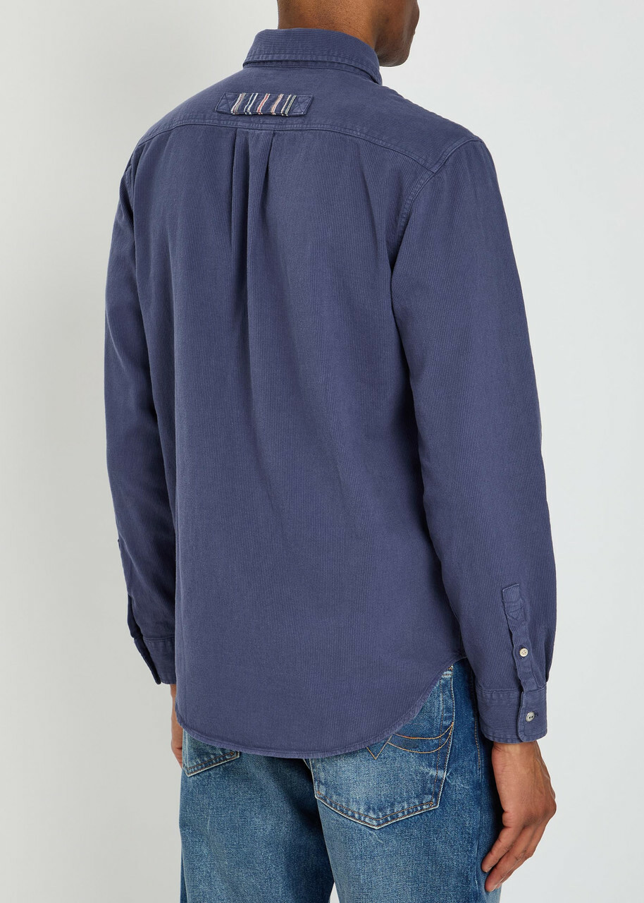 PS Paul Smith Corduroy Shirt Blue