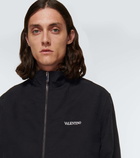 Valentino Logo cotton-blend jacket