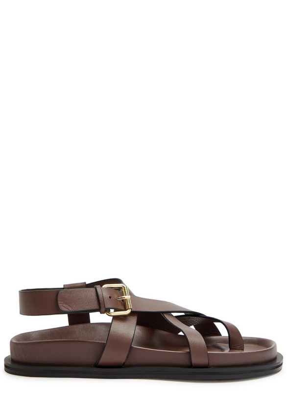 Photo: A.emery Elbert Leather Sandals Brown