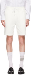 Thom Browne Off-White Mid-Thigh Shorts