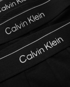 Calvin Klein Underwear TRUNK ICON COTTON STRETCH 3-PACK Black Mens Boxers & Brief