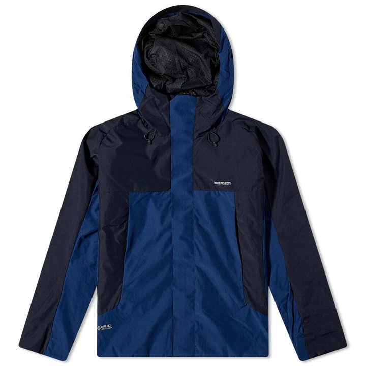 Photo: Norse Projects Men's Ursand Gore-Tex Infinium Colour Block Jacket in Dark Navy