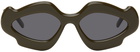 Loewe Khaki Flame Sunglasses