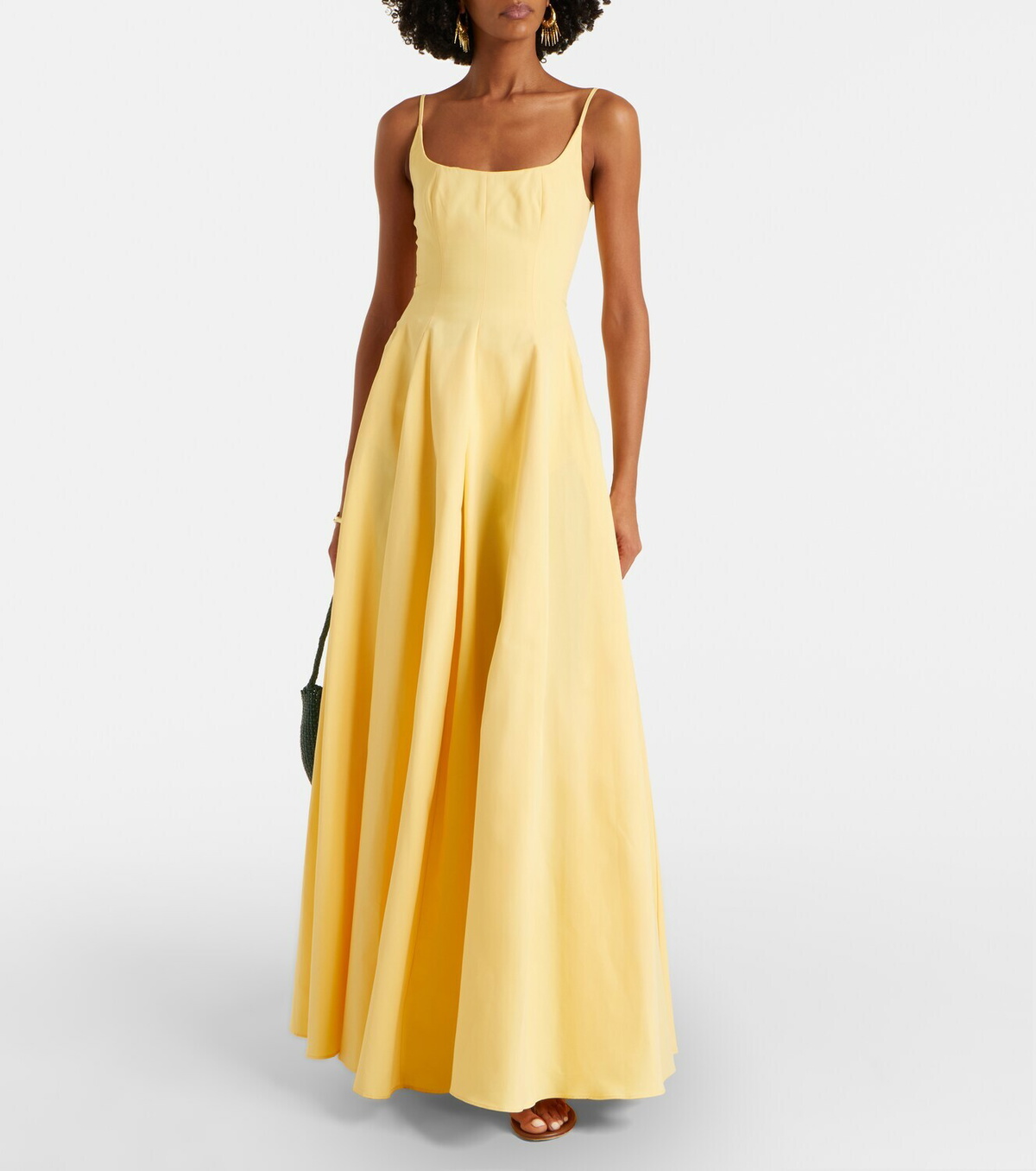Staud Joy cotton-blend gown