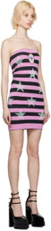 Cormio Pink Brooke Midi Dress