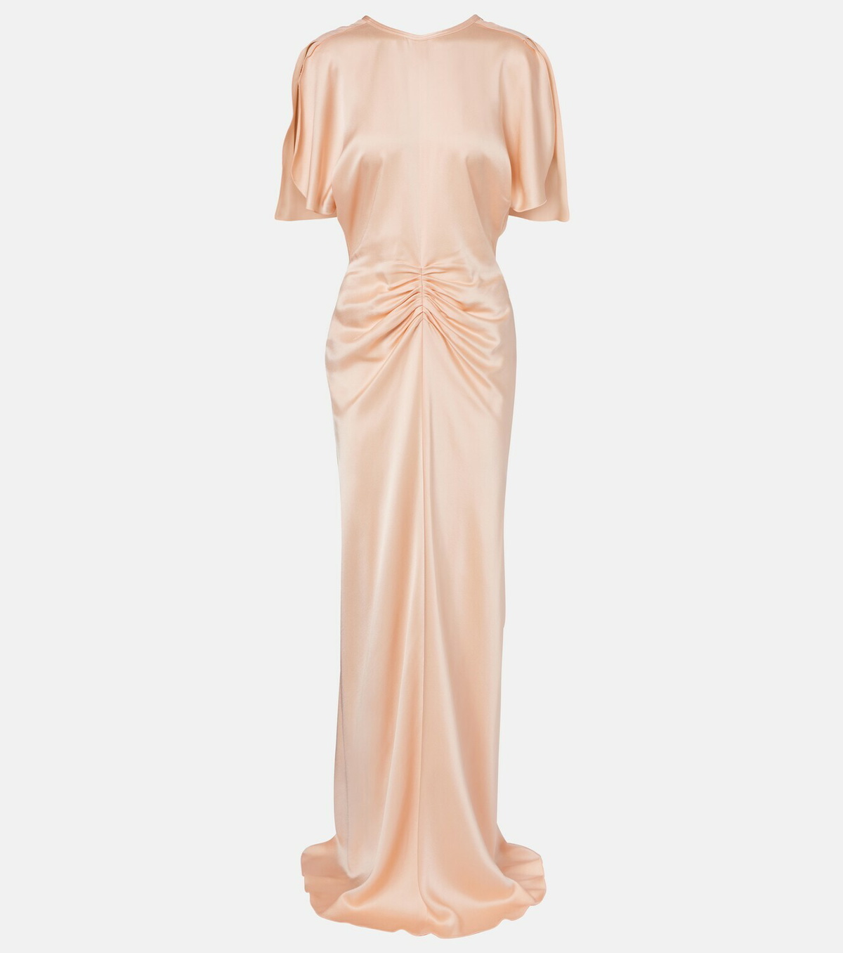 Victoria Beckham Isabella gathered satin gown
