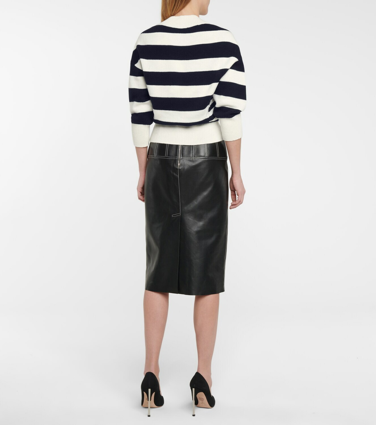 Alexander McQueen Striped wool-blend cardigan