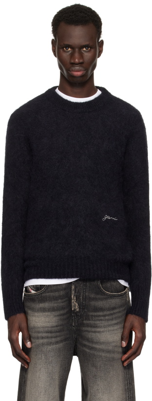 Photo: GANNI Black Knit Sweater